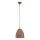 Luster na sajli CONGO 1xE27/15W/230V braon
