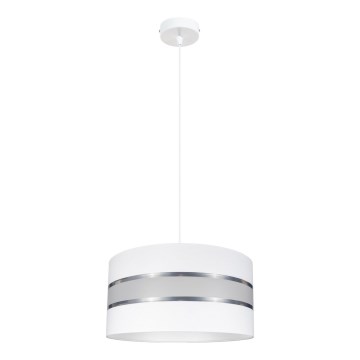 Luster na sajli CORAL 1xE27/60W/230V bela