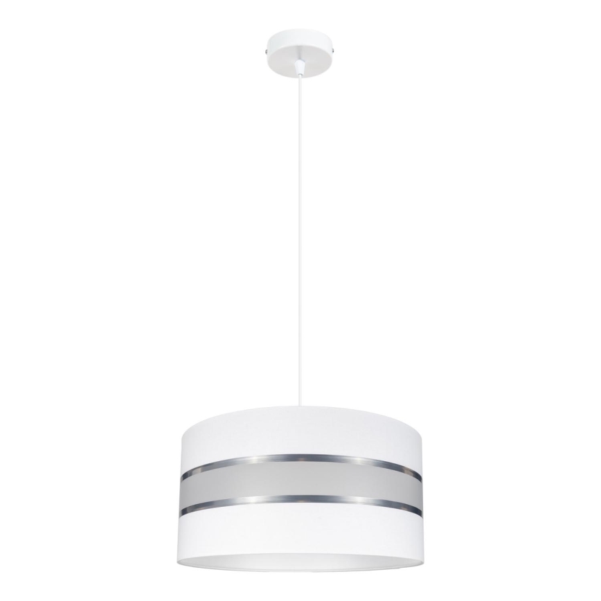 Luster na sajli CORAL 1xE27/60W/230V bela