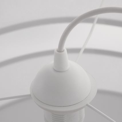 Luster na sajli CORAL 1xE27/60W/230V bela