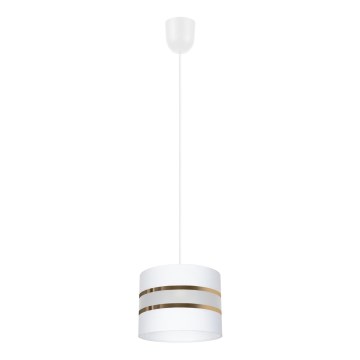 Luster na sajli CORAL 1xE27/60W/230V bela