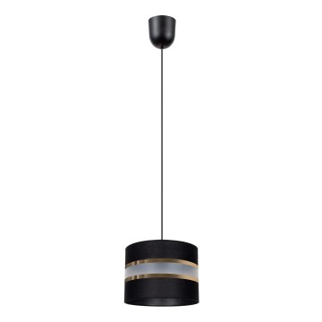 Luster na sajli CORAL 1xE27/60W/230V crno