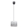 Luster na sajli CORAL 1xE27/60W/230V pr. 20 cm bela/sivo