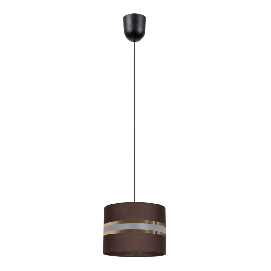 Luster na sajli CORAL 1xE27/60W/230V pr. 20 cm braon