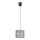 Luster na sajli CORAL 1xE27/60W/230V pr. 20 cm sivo