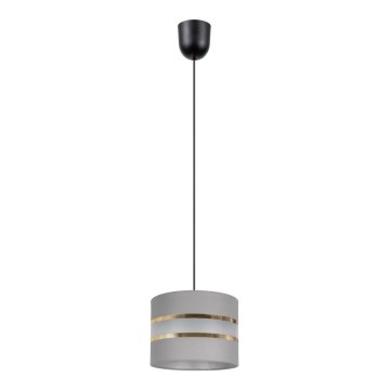 Luster na sajli CORAL 1xE27/60W/230V pr. 20 cm sivo