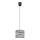 Luster na sajli CORAL 1xE27/60W/230V pr. 20 cm sivo