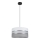 Luster na sajli CORAL 1xE27/60W/230V pr. 40 cm bela/sivo