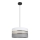 Luster na sajli CORAL 1xE27/60W/230V pr. 40 cm bela/sivo