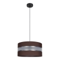 Luster na sajli CORAL 1xE27/60W/230V pr. 40 cm braon