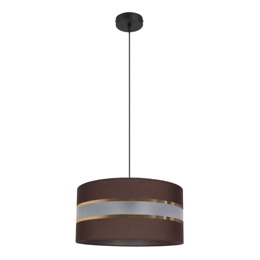 Luster na sajli CORAL 1xE27/60W/230V pr. 40 cm braon