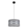 Luster na sajli CORAL 1xE27/60W/230V pr. 40 cm sivo