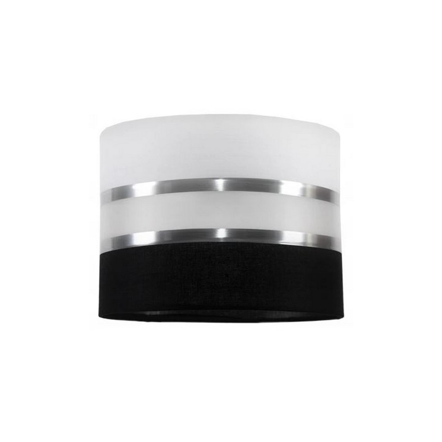 Luster na sajli CORAL 2xE27/60W/230V crno-bela