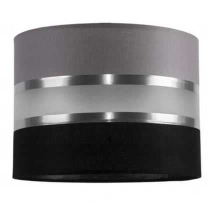 Luster na sajli CORAL 3xE27/60W/230V crno-siva