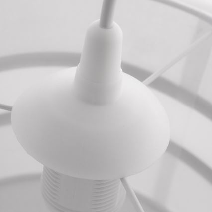 Luster na sajli CORAL S 1xE27/60W/230V bela