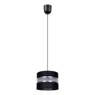 Luster na sajli CORAL S 1xE27/60W/230V crno
