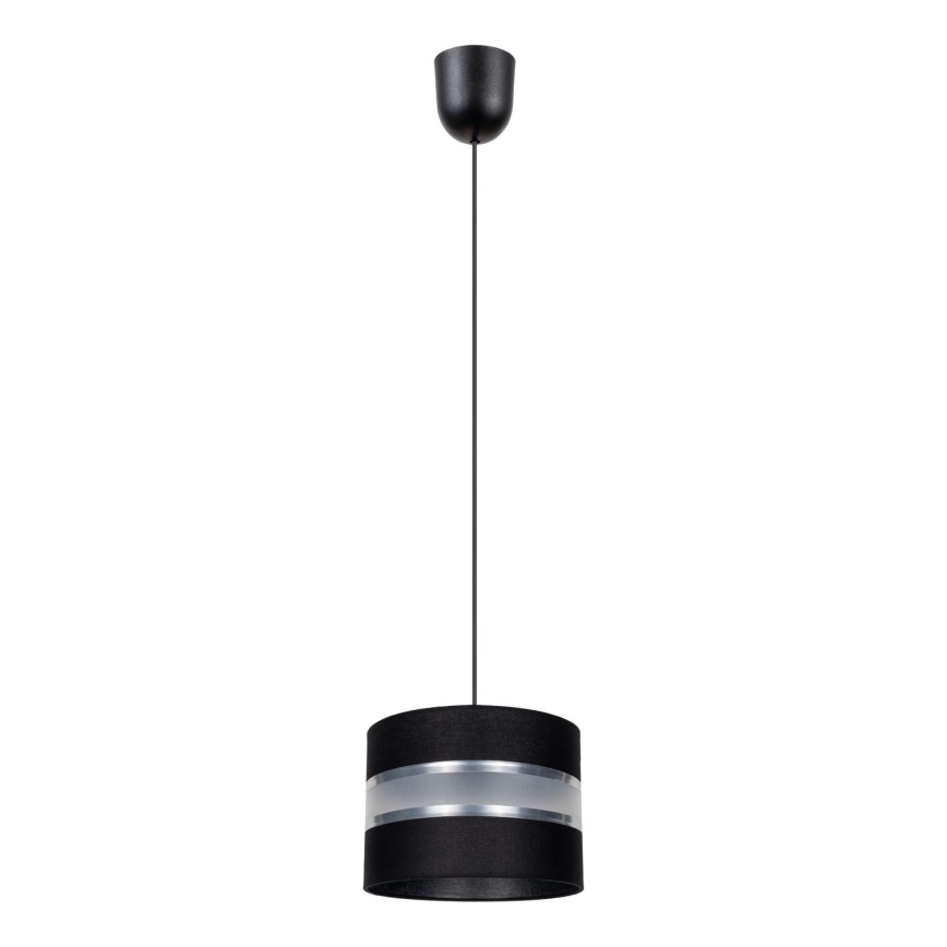 Luster na sajli CORAL S 1xE27/60W/230V crno