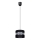 Luster na sajli CORAL S 1xE27/60W/230V crno