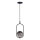 Luster na sajli CORDEL 1xG9/28W/230V crno/dimno crno