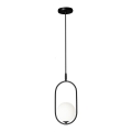 Luster na sajli CORDEL 1xG9/28W/230V crno