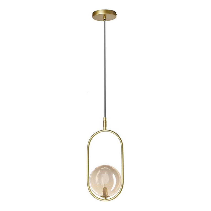 Luster na sajli CORDEL 1xG9/28W/230V mesing/dimno bež