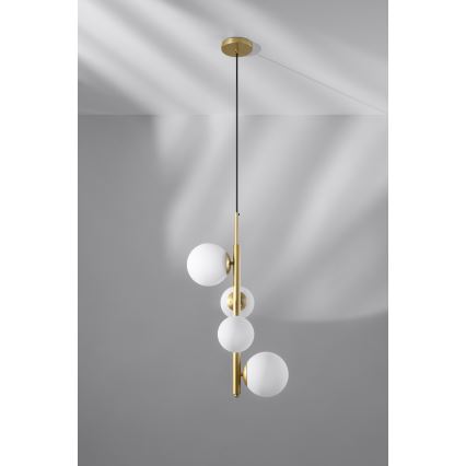 Luster na sajli CORDEL 4xG9/20W/230V zlatna