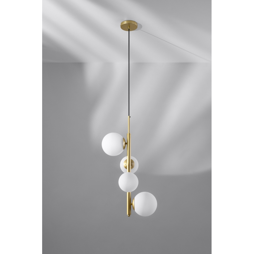 Luster na sajli CORDEL 4xG9/20W/230V zlatna