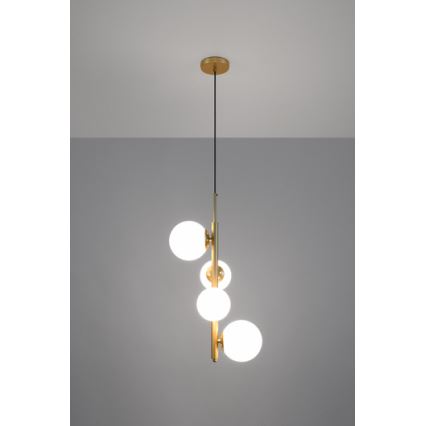 Luster na sajli CORDEL 4xG9/20W/230V zlatna