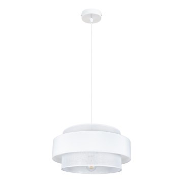 Luster na sajli CORSA 1xE27/60W/230V bela