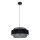 Luster na sajli CORSA 1xE27/60W/230V crno/sivo