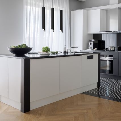 Luster na sajli CORTE 3xGU10/8W/230V crno