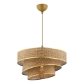 Luster na sajli COUPER 1xE27/60W/230V braon/zlatna