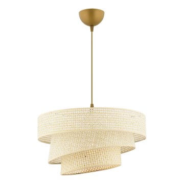 Luster na sajli COUPER 1xE27/60W/230V krem