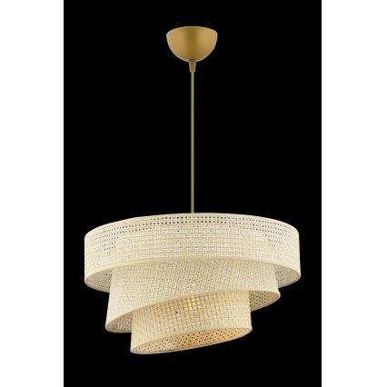 Luster na sajli COUPER 1xE27/60W/230V krem