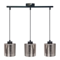 Luster na sajli COX 3xE27/60W/230V