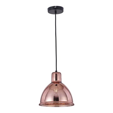 Luster na sajli CREATE 1xE27/11W/230V roze zlatno