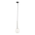 Luster na sajli DAISY 1xG9/12W/230V pr. 14 cm sjajni krom/crno/bela