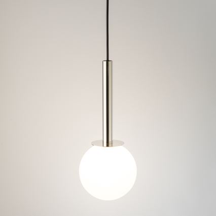 Luster na sajli DAISY 1xG9/12W/230V pr. 14 cm sjajni krom/crno/bela