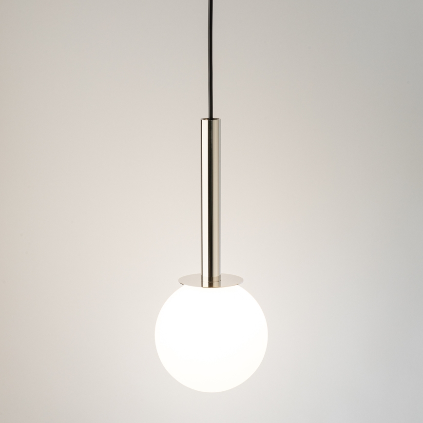 Luster na sajli DAISY 1xG9/12W/230V pr. 14 cm sjajni krom/crno/bela