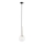 Luster na sajli DAISY 1xG9/12W/230V pr. 14 cm sjajni krom/crno/prozirna