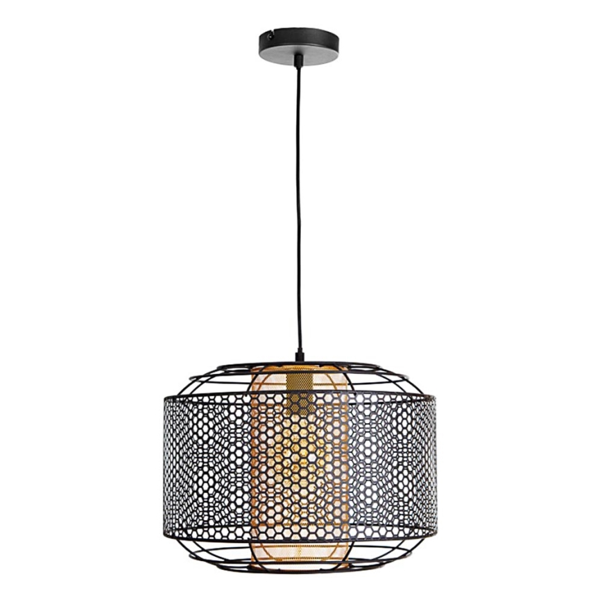 Luster na sajli DENTON 1xE27/40W/230V crno