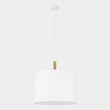 Luster na sajli DEVA 1xE27/25W/230V bela