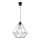 Luster na sajli DIAMOND 1xE27/60W/230V crno