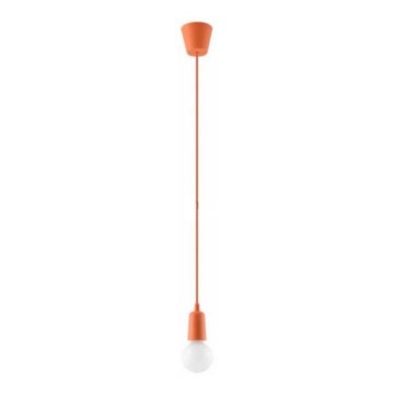 Luster na sajli DIEGO 1xE27/60W/230V narandžasta