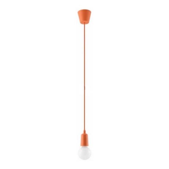 Luster na sajli DIEGO 1xE27/60W/230V narandžasta