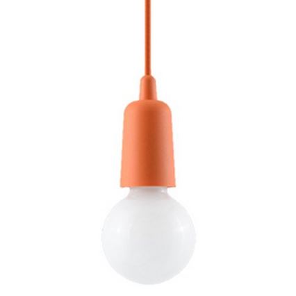 Luster na sajli DIEGO 1xE27/60W/230V narandžasta