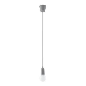 Luster na sajli DIEGO 1xE27/60W/230V sivo