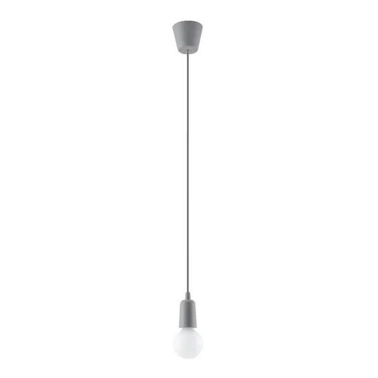 Luster na sajli DIEGO 1xE27/60W/230V sivo