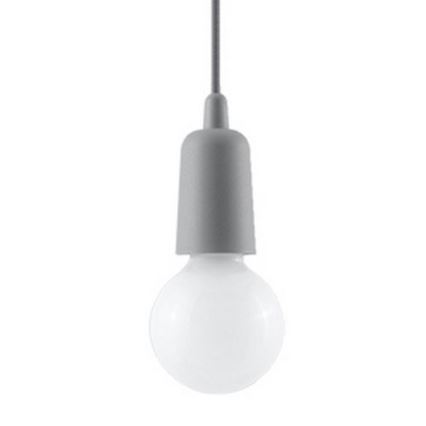 Luster na sajli DIEGO 1xE27/60W/230V sivo