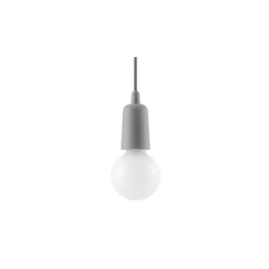 Luster na sajli DIEGO 1xE27/60W/230V sivo